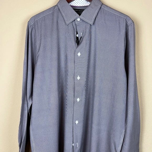 NWT Report Collection X4 Slim Fit Stretch Purple Shirt; Size XL - Picture 1 of 8